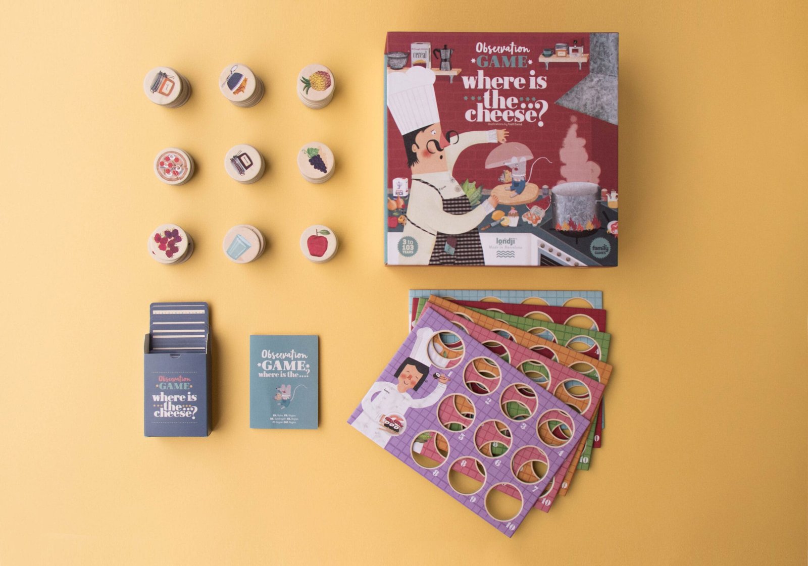 ¿DÓNDE ESTÁ EL QUESO? -JUEGO DE MESA-LONDJI - Imagen 4