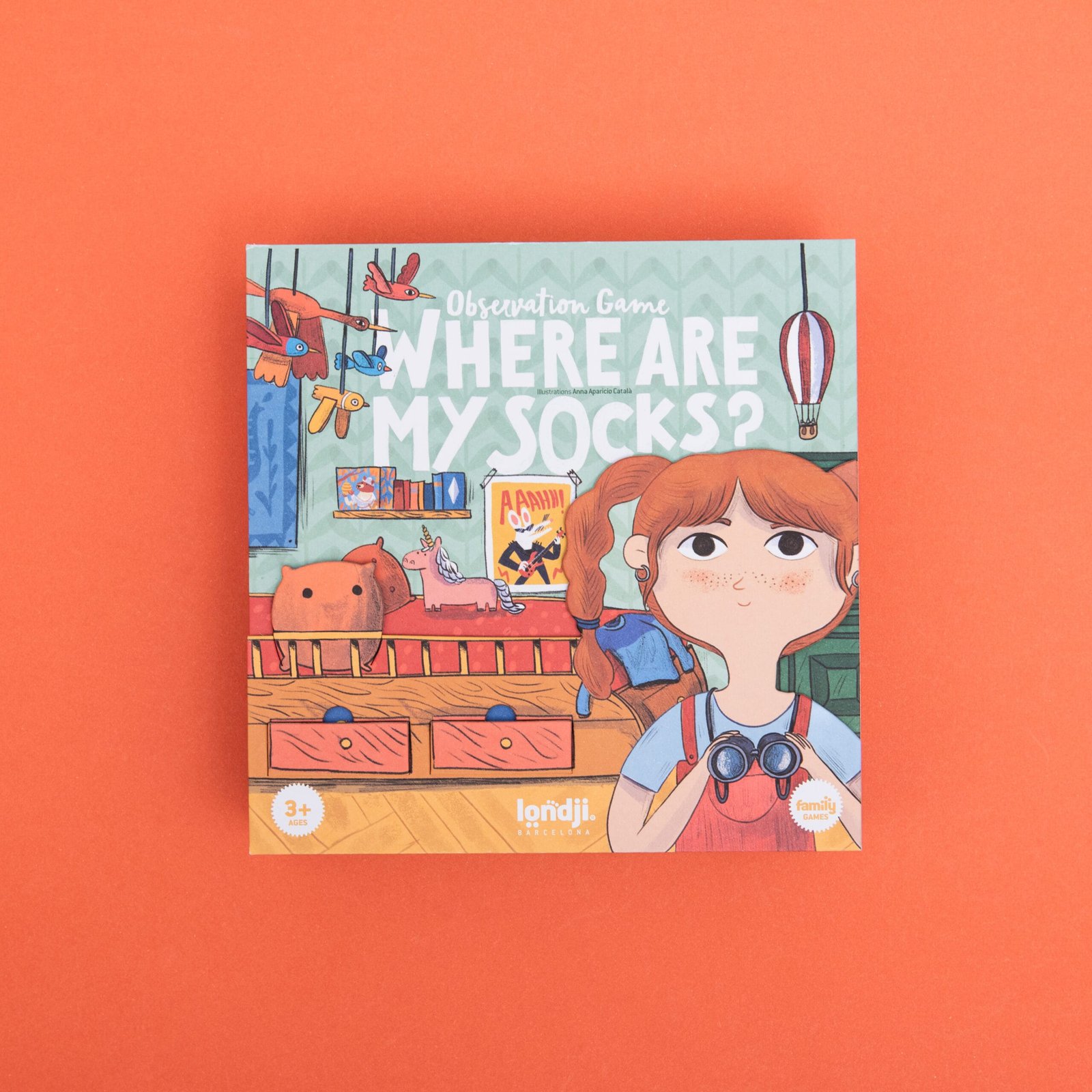 ¿DÓNDE ESTÁN MIS CALCETINES?-JUEGO DE MESA-LONDJI