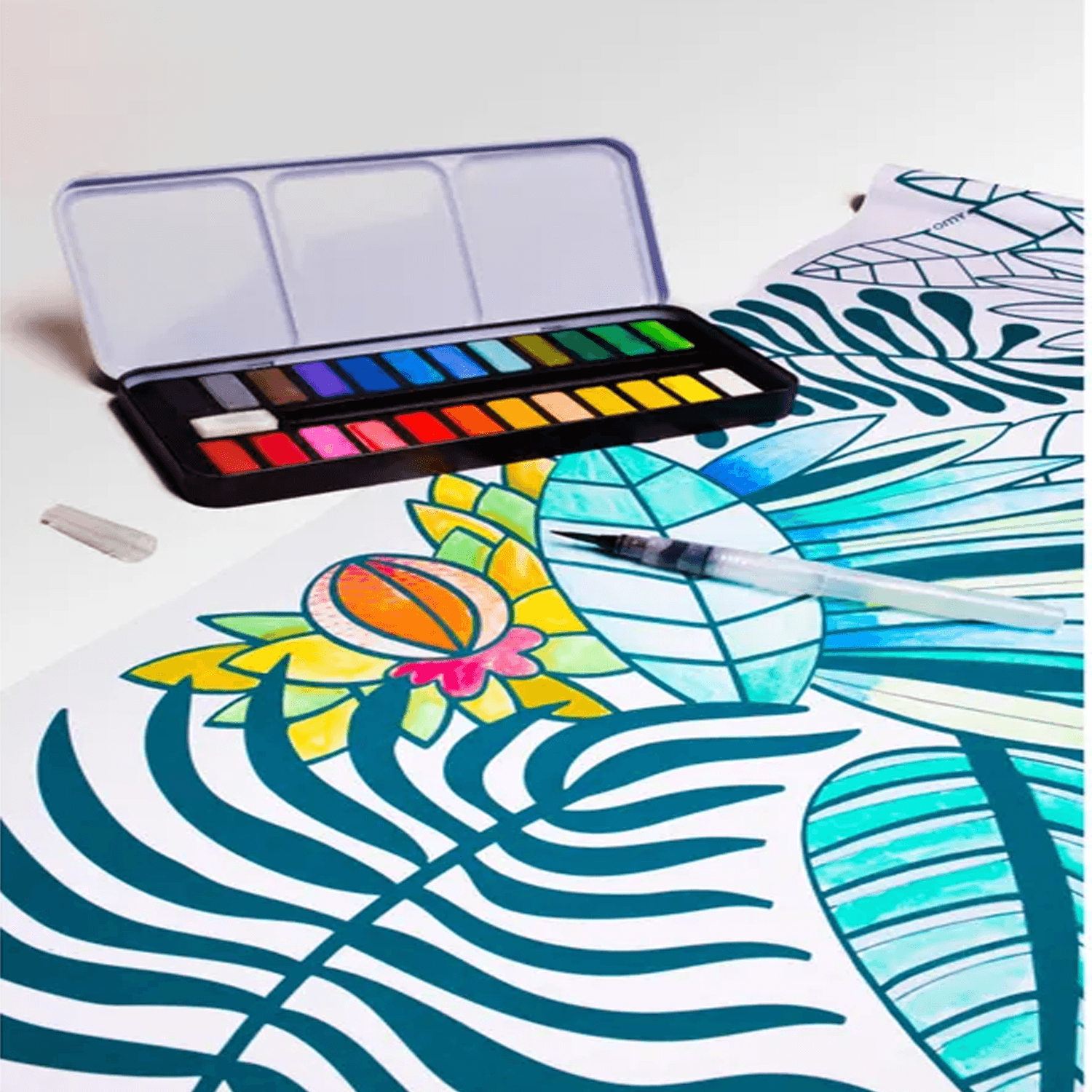 PALETA DE ACUARELAS 24 COLORES-OMY - Imagen 2