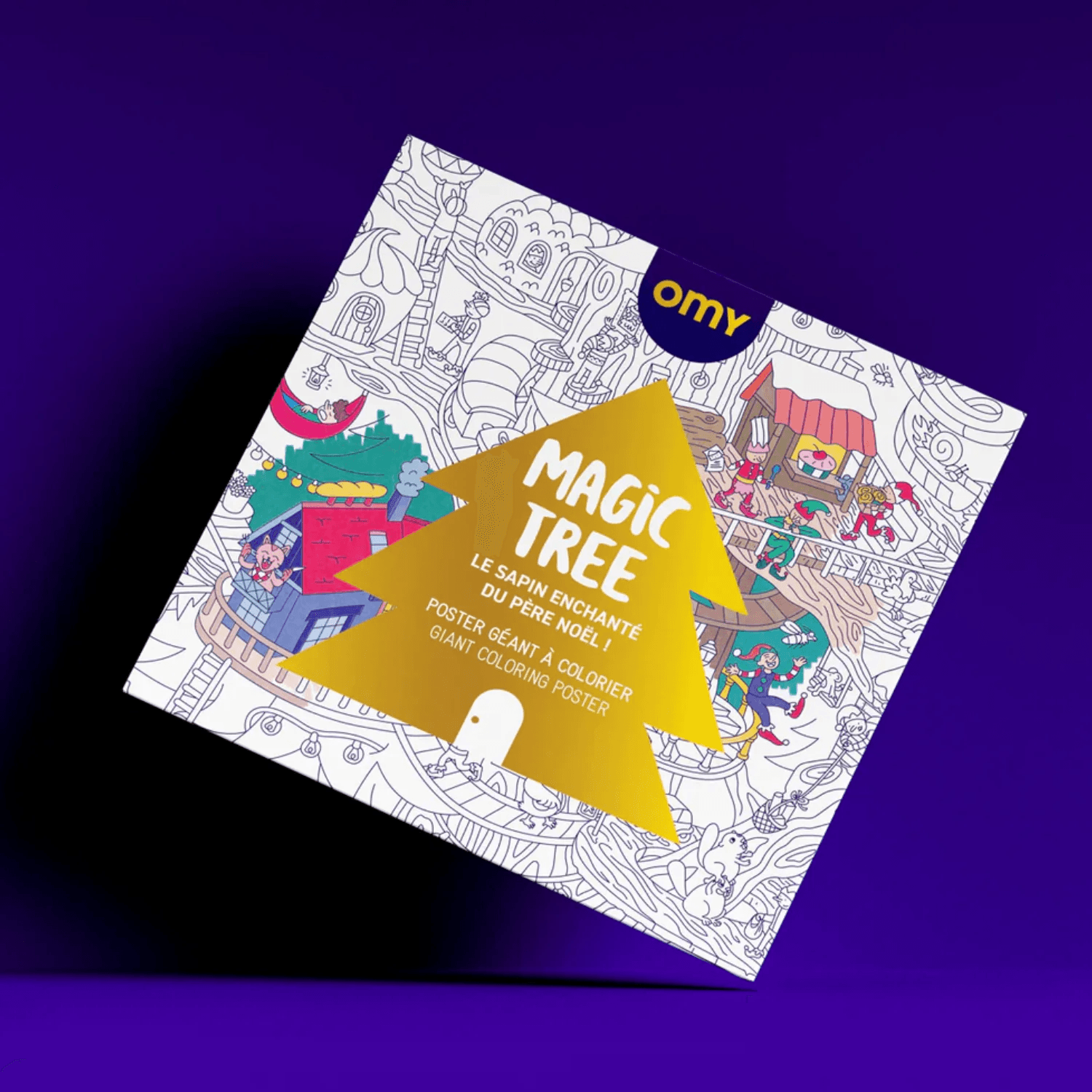 POSTER XL ÁRBOL DE NAVIDAD-OMY