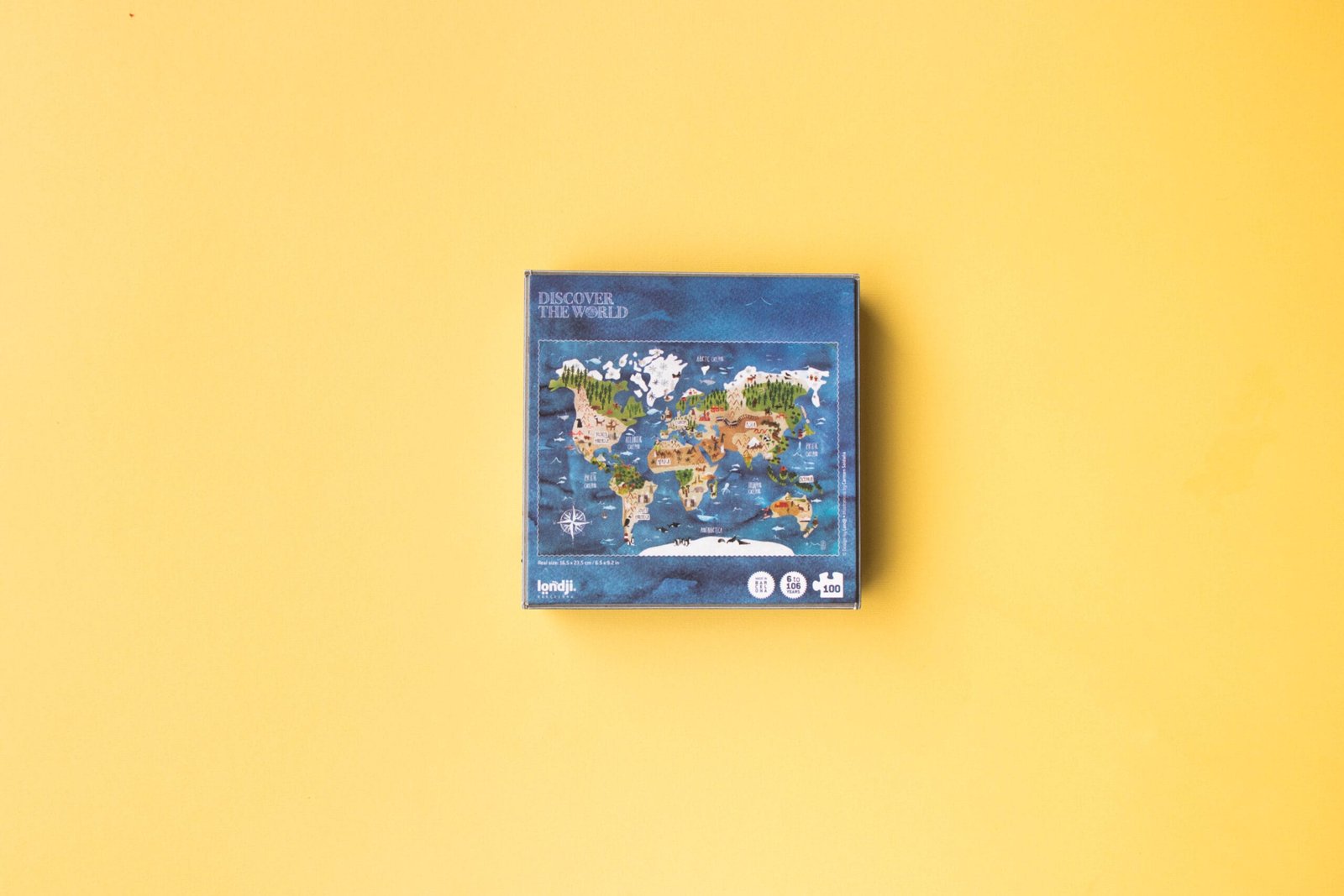 MAPA DEL MUNDO-PUZZLE DE VIAJE-LONDJI - Imagen 2