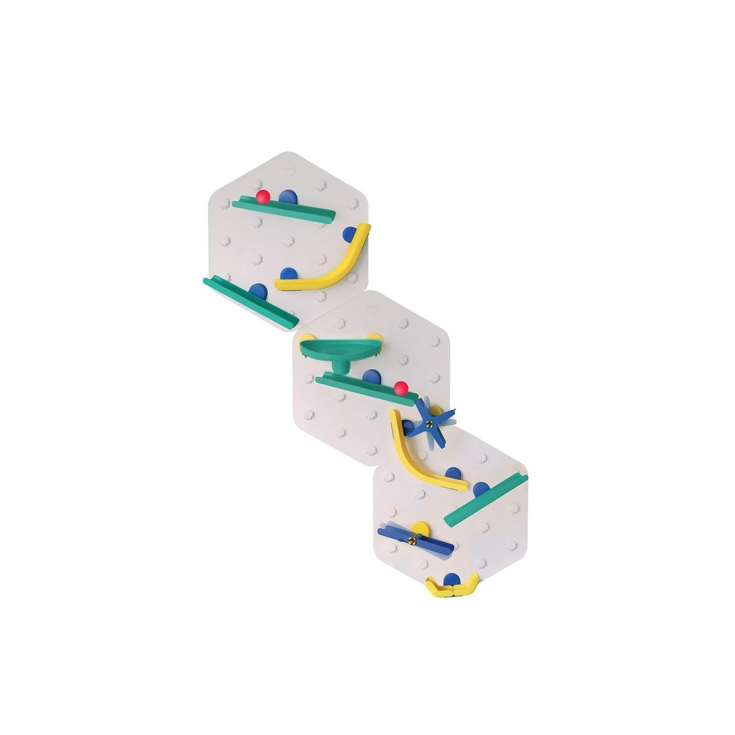 PISTA DE BOLAS STEM CRAYON SET 3 BASES + ACCESORIOS