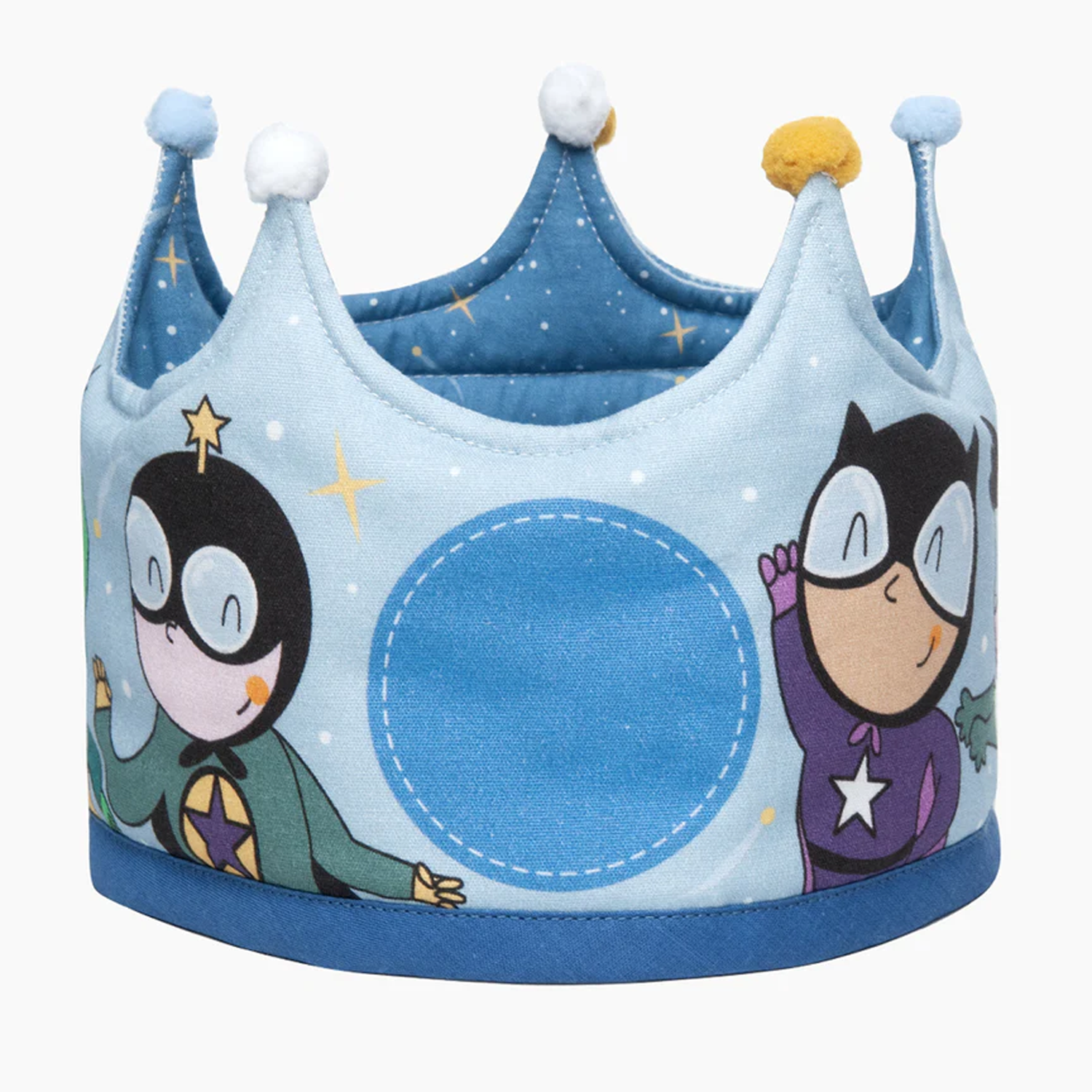 CORONA CUMPLEAÑOS REVERSIBLE PERSONAJES SUPERHÉROES