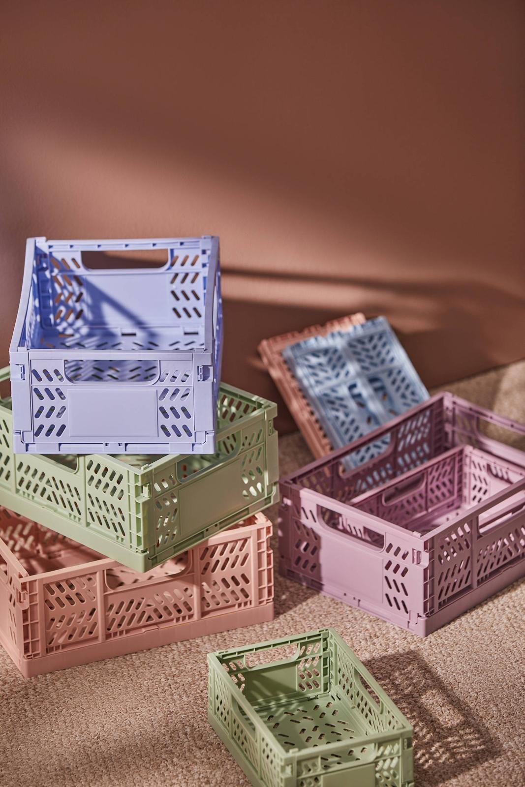 CESTA COLOR PLEGABLE PEQUEÑA