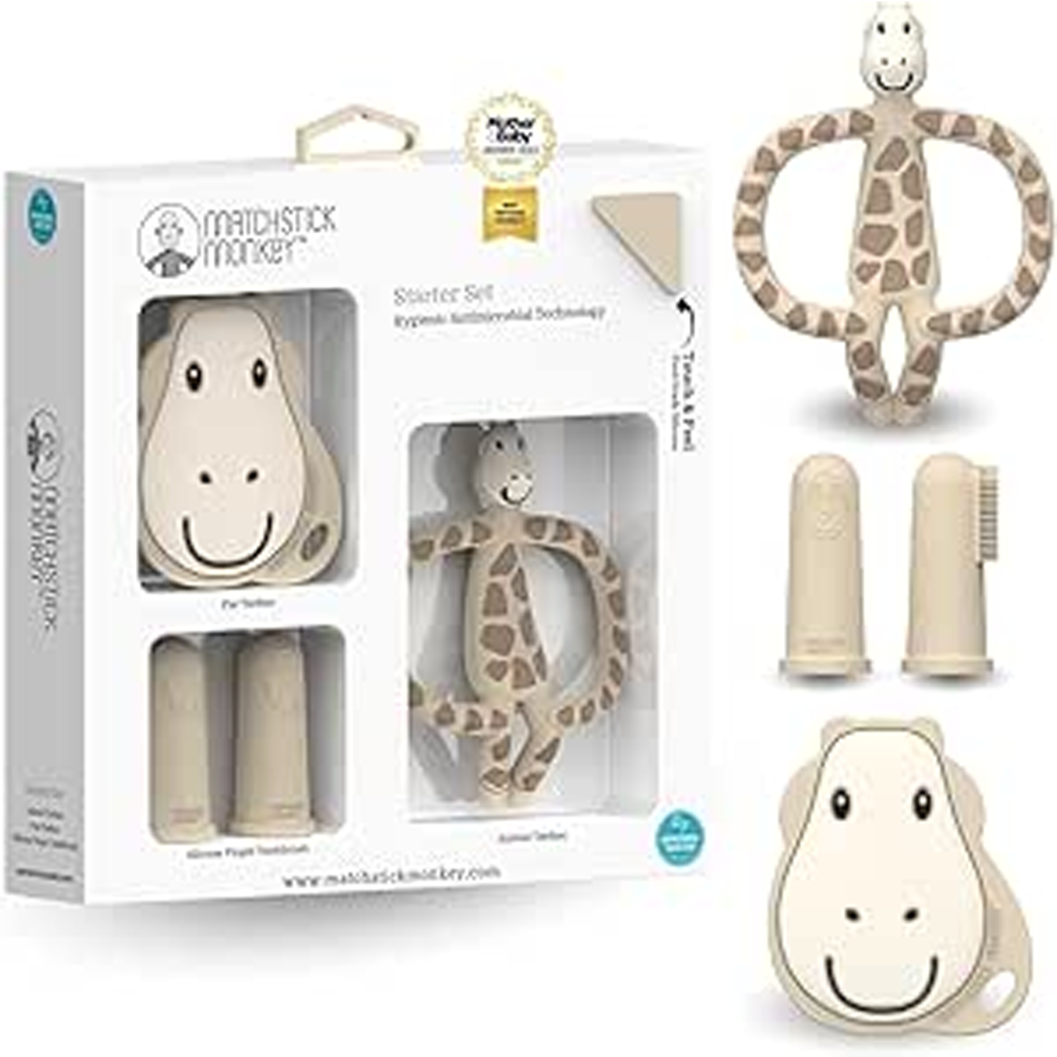 SET REGALO INICIACIÓN DENTICIÓN JIRAFA