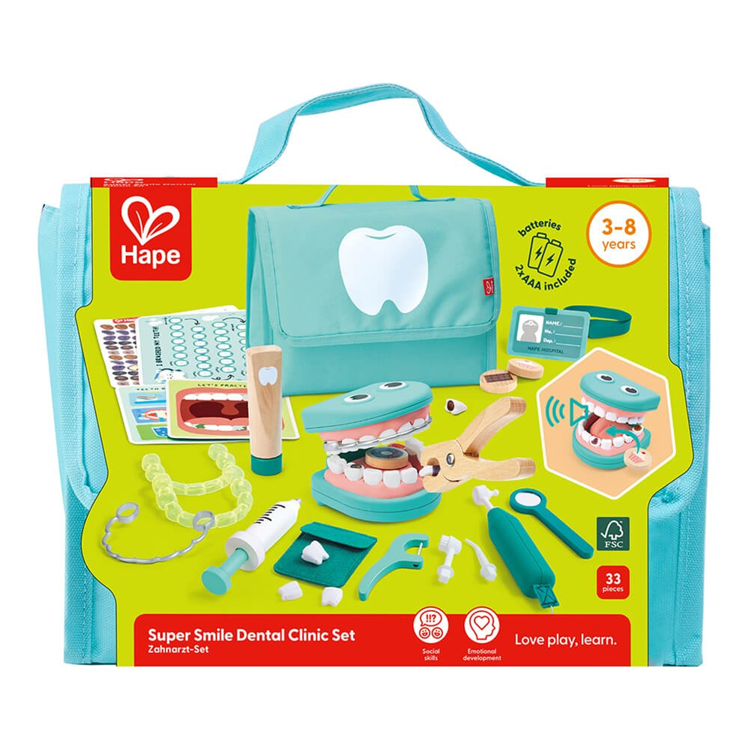 ESCENARIO DE DENTISTA DENTIST PLAYSET-HAPE - Imagen 5