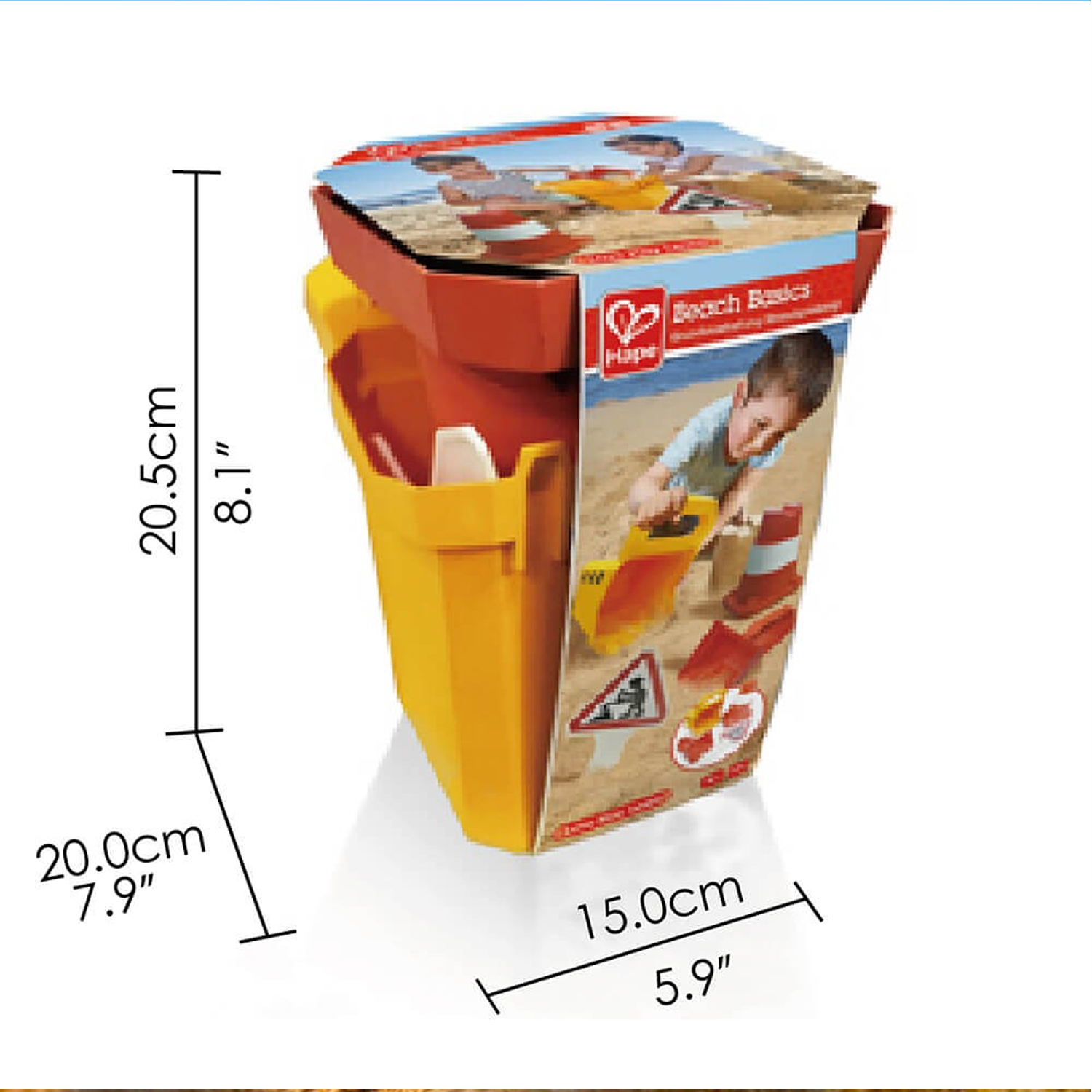 JUEGO DE CONSTRUCCIÓN EXCAVADORA PARA ARENA -HAPE - Imagen 2