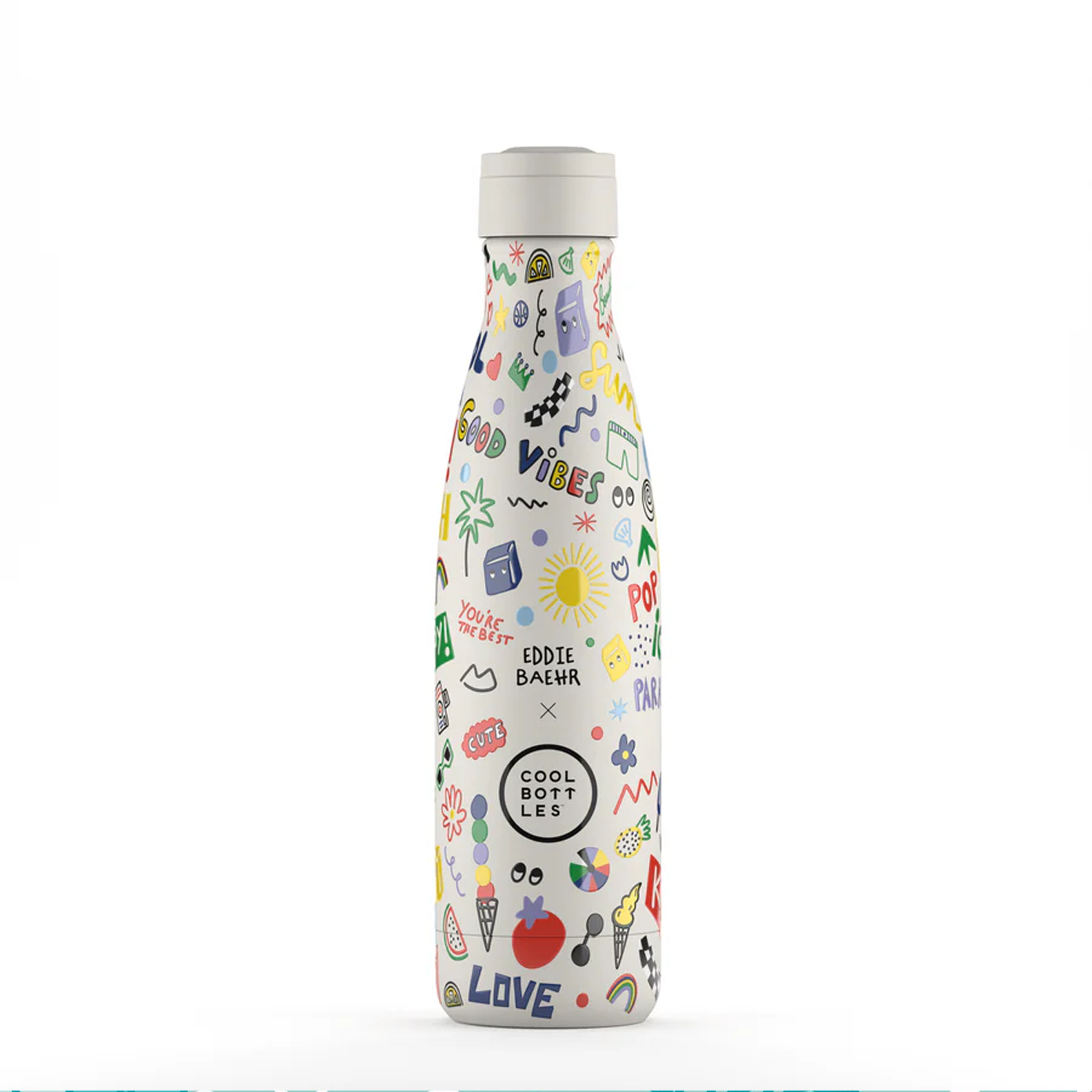 BOTELLA DE AGUA ADULTO The Bottle - Eddie Baehr - Good Vibes 500ml-COOL BOTTLES