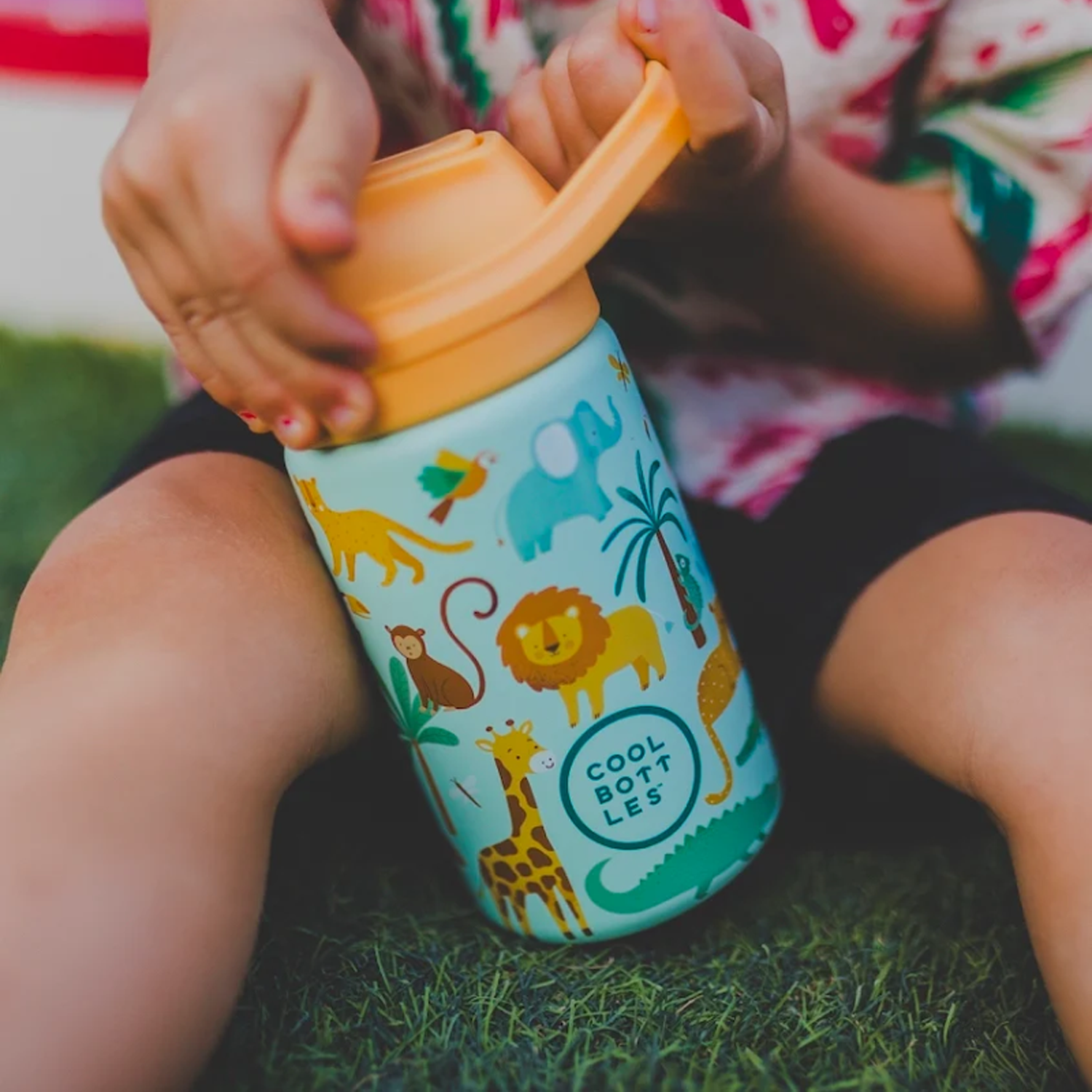 BOTELLA DE AGUA The Kiddie Bottle Wild Crew 350ml-COOL BOTTLES - Imagen 4