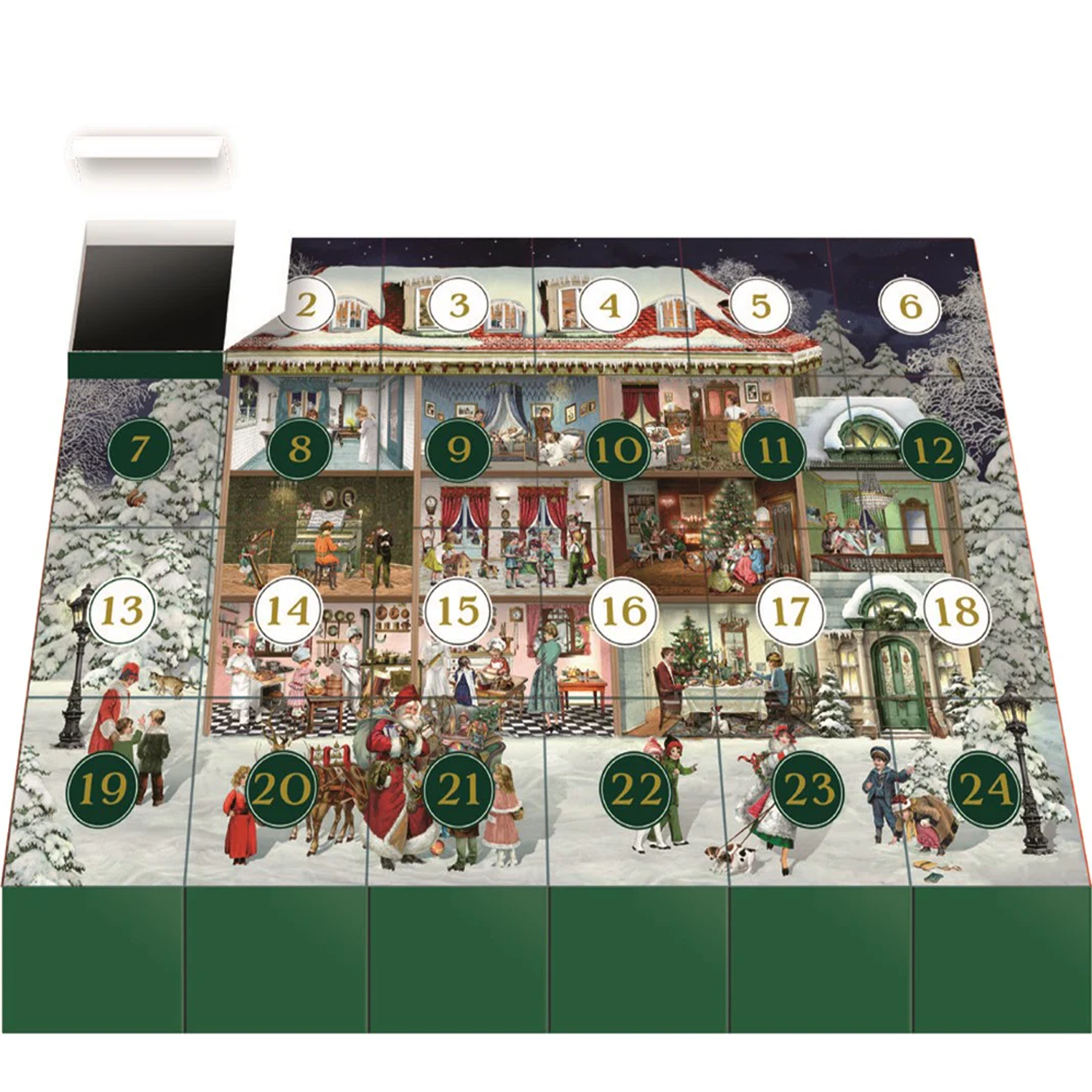 LLEGA LA NAVIDAD Calendario Adviento-Puzzle Nuestra Maravillosa Casa 1000 PCS - Imagen 2