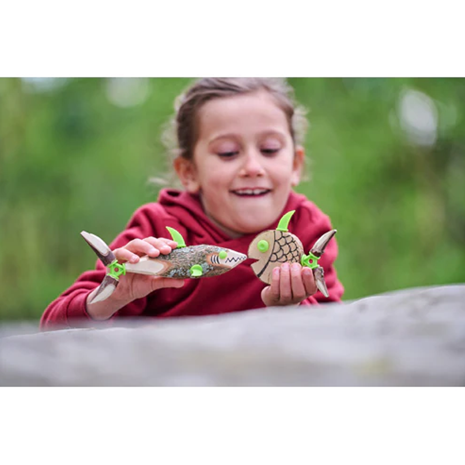 Terra Kids-Conectores Set de Construcción Peces HABA - Imagen 4